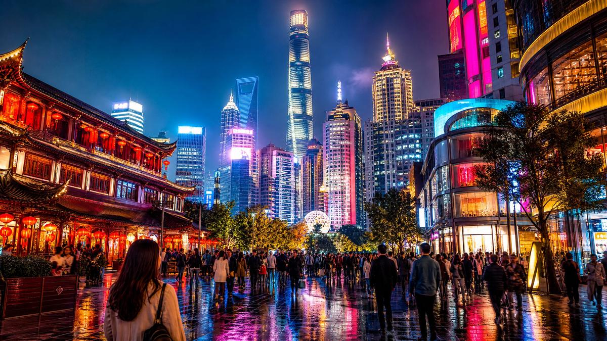 黑丝·上海夜景旅行视频